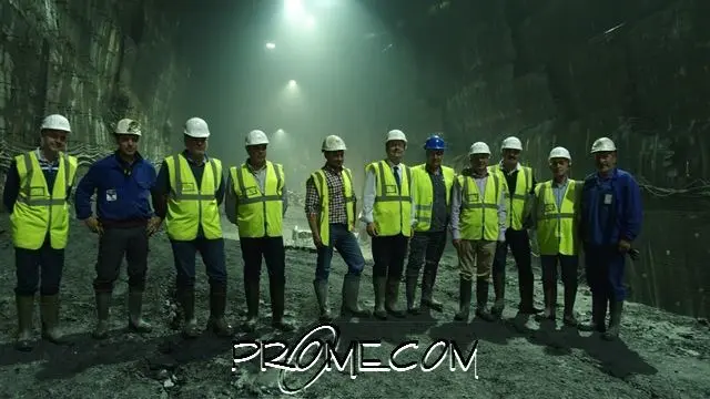 Visita de Tahoces a la mina Fraguiña de Cafersa