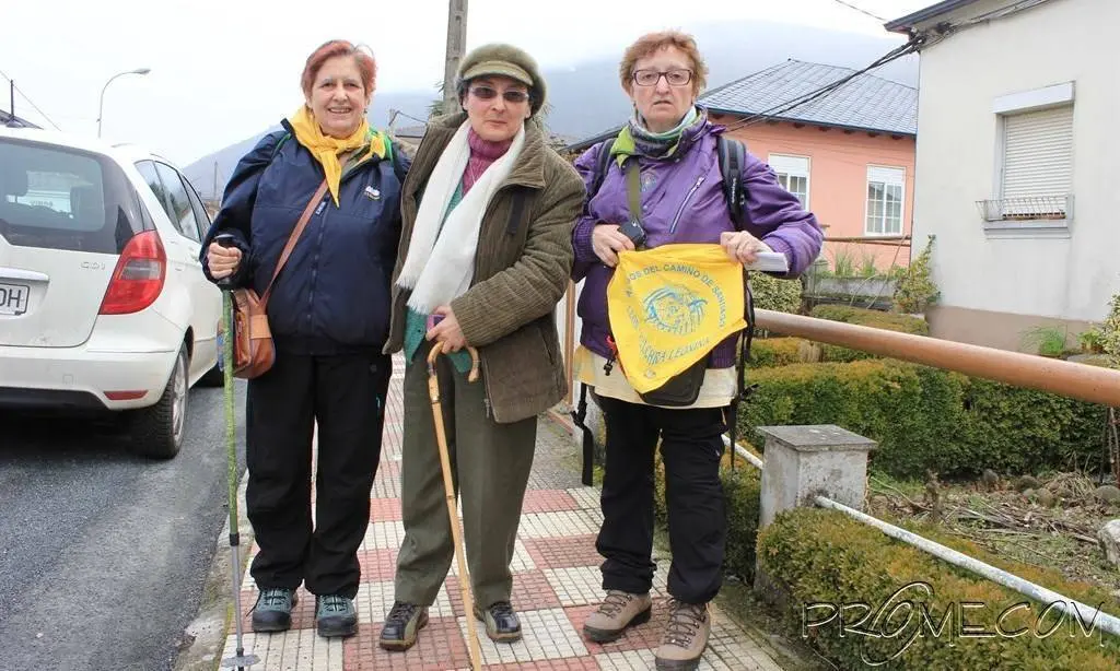 peregrinos camiño inverno