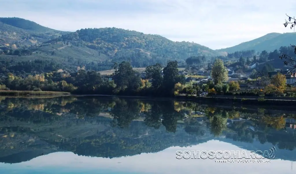 Colores de otoño en el embalse de San Martiño en Petín 2016