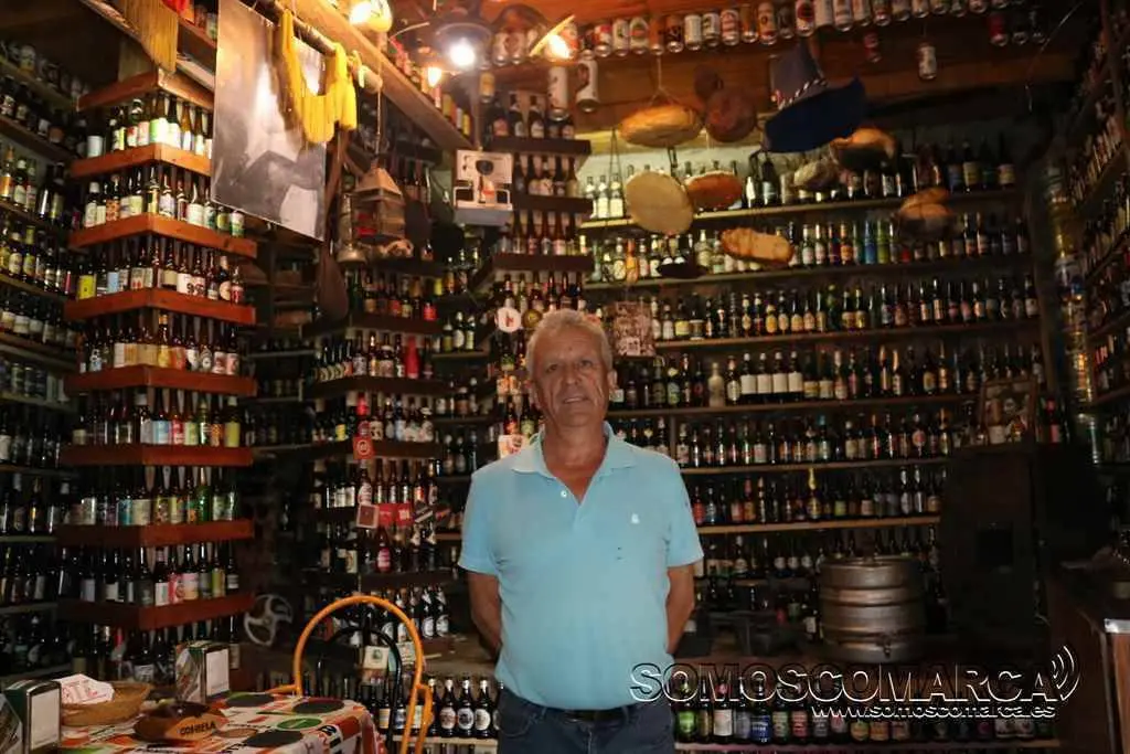 Javier López "Parrita" en la Corte do Macho (Petín)