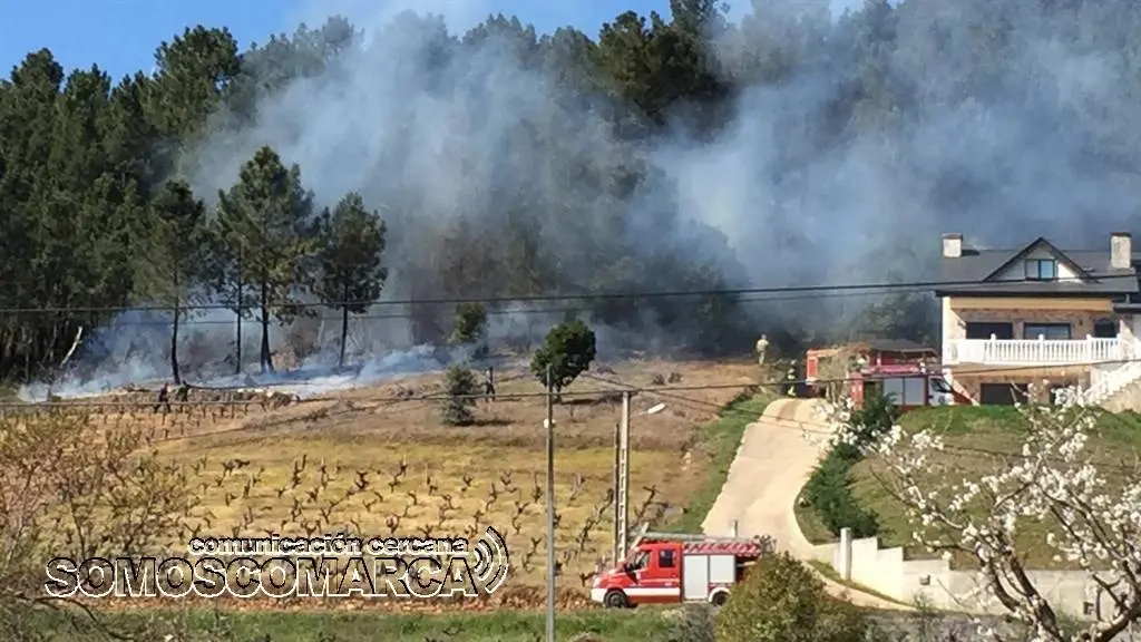 Incendio A Proba O Barco. Brigada Medio Rural