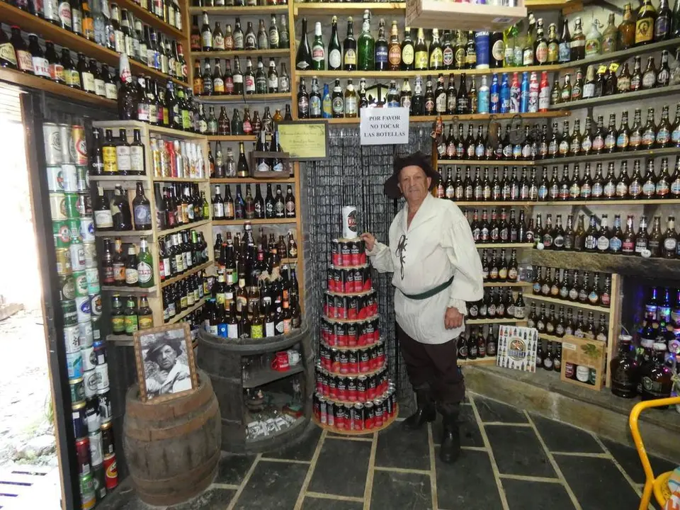 Javier López "Parrita" en la Corte do Macho (Petín)