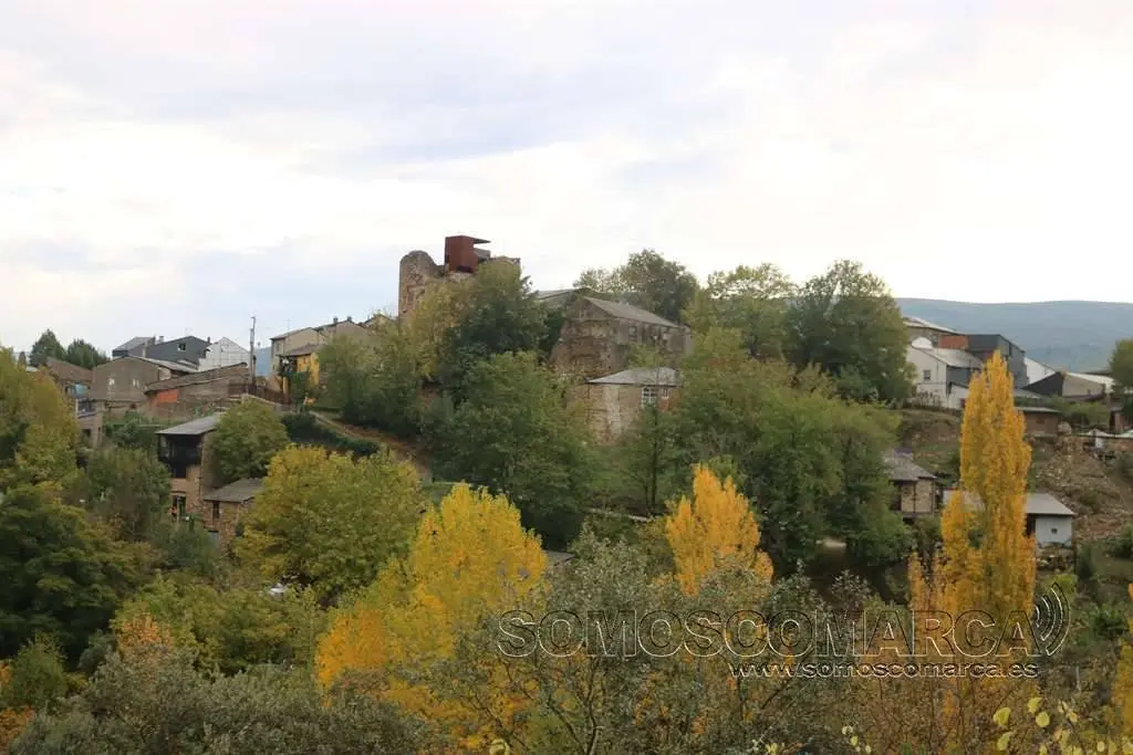 Vista de O Castro en Otoño