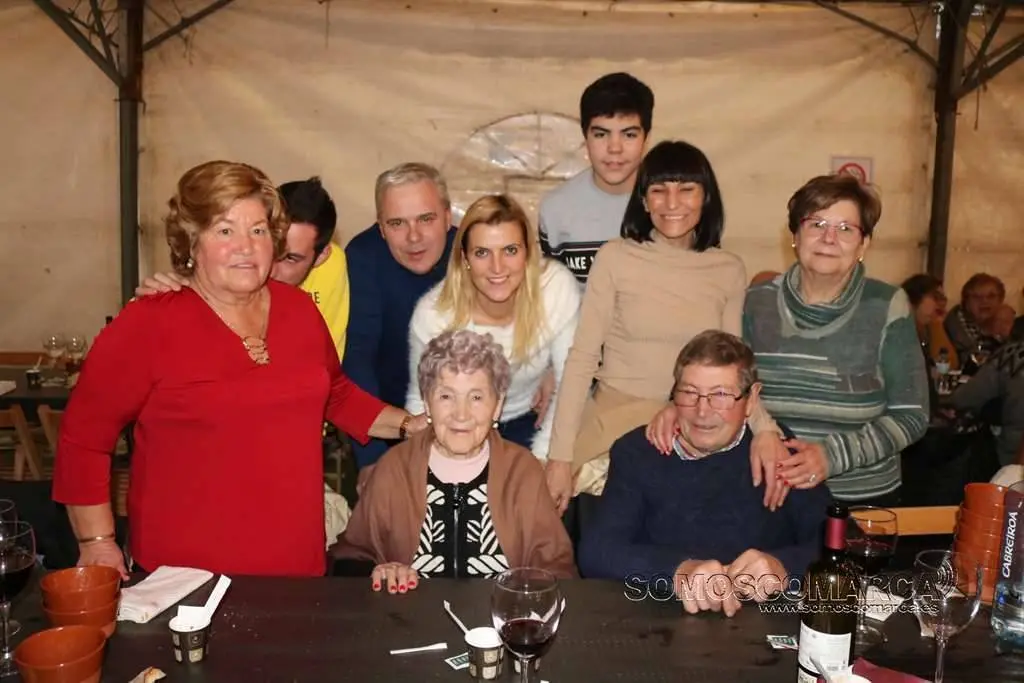 Inés Siso, a punto de cumplir 100 años homenajeada en la Festa da Freba