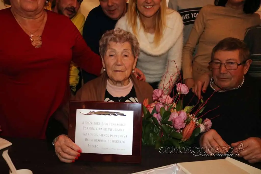 Inés Siso, a punto de cumplir 100 años homenajeada en la Festa da Freba