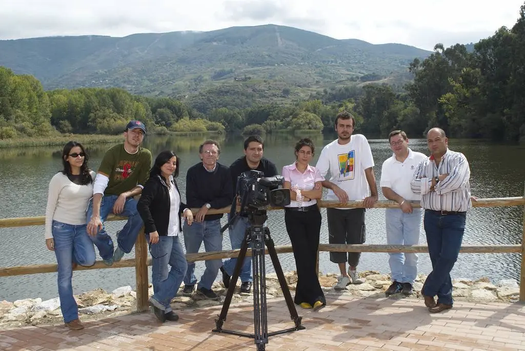 O equipo de rodaxe «Lobos Sucios», no 2006.