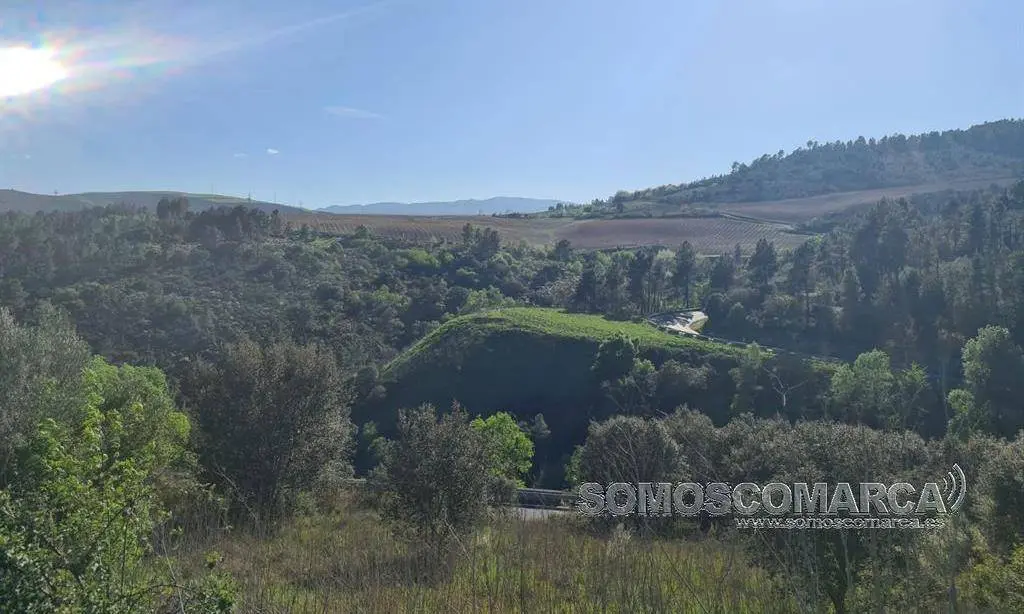 Vista del Alto da Ermida desde la Vía Nova a su paso por Larouco
