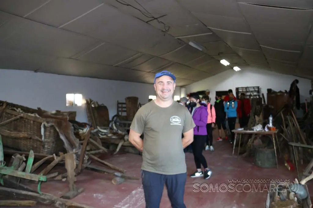 Mario Nogueira no museo que está a crear