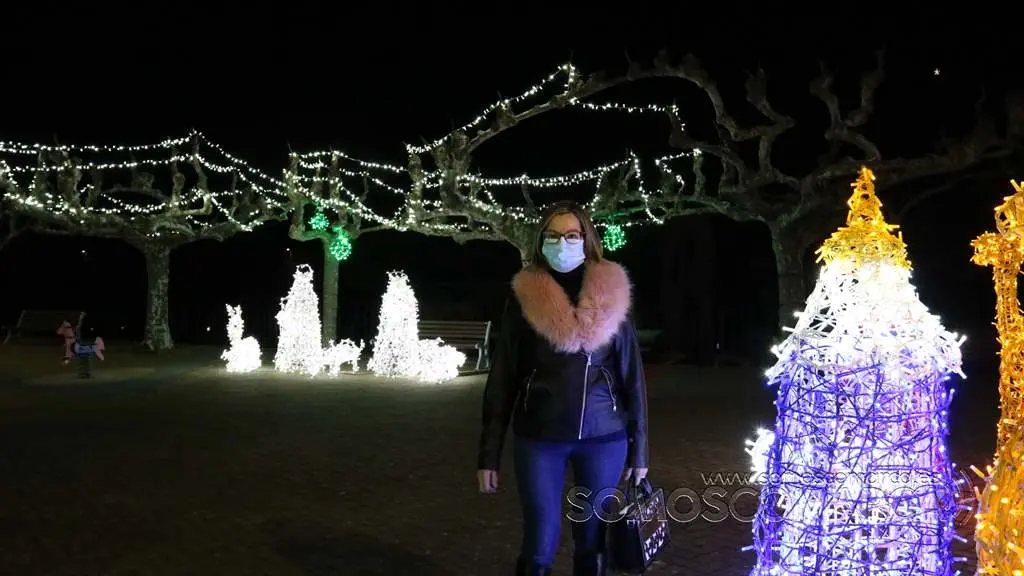 Sobradelo se convierte en un belén de luz por Navidad