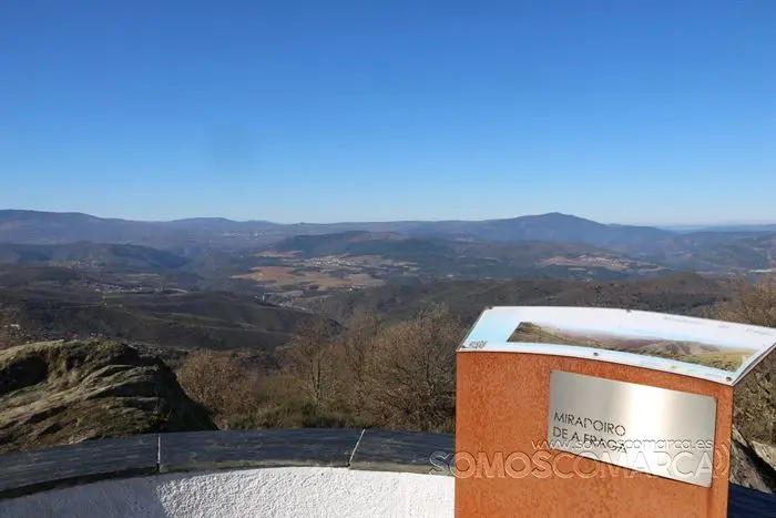 Vistas desde el mirador de A Fraga, en Celavente (O Bolo)