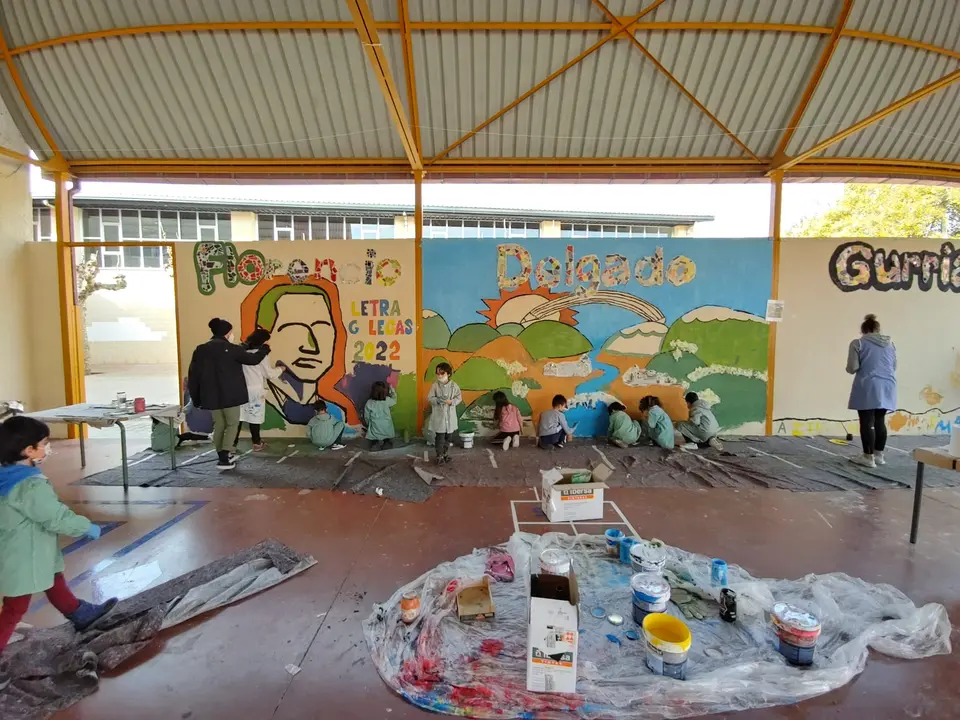 mural_florencio_alumnos_ceipcondesadefenosa_11_02_2022