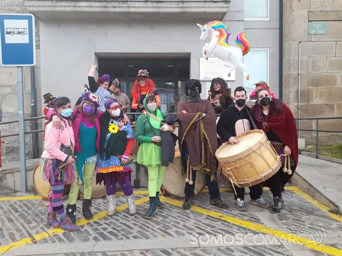 Xuntanza de Folións na Pobra de Trives, Entroido 2022 (29)