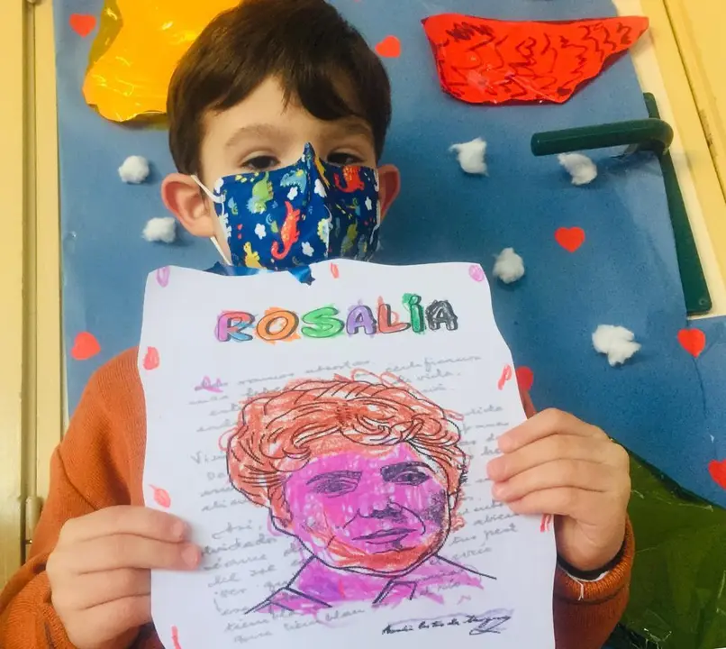 Día de Rosalía en el CEIP Otero Pedrayo