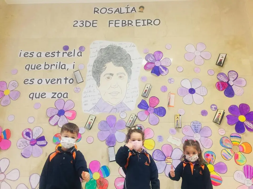Día de Rosalía en el CEIP Otero Pedrayo