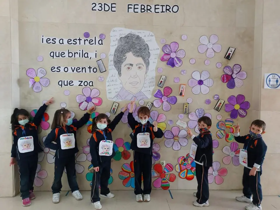 Día de Rosalía en el CEIP Otero Pedrayo