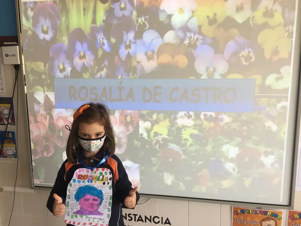 Día de Rosalía en el CEIP Otero Pedrayo