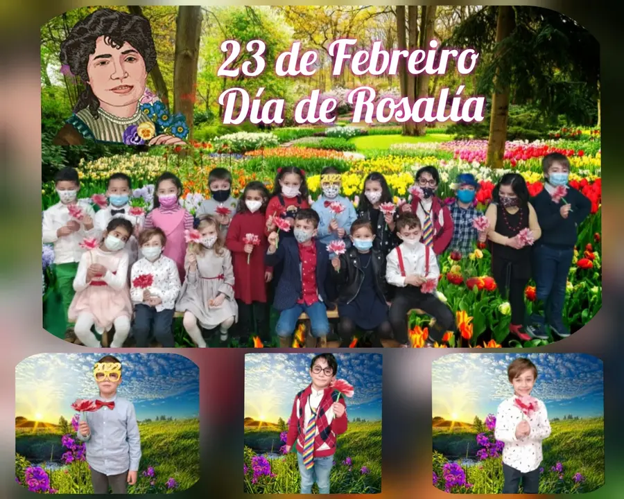 Día de Rosalía en el CEIP Otero Pedrayo