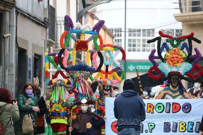 Desfile de Entroido do colexio Bibei polas Rúas de Viana 2022 (13)