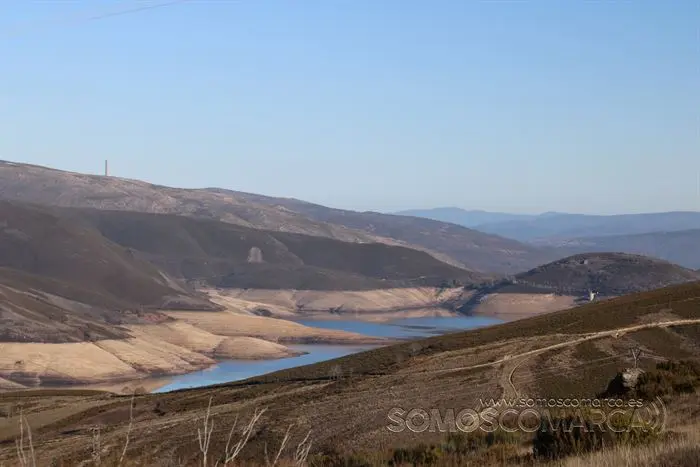 Embalse de As Portas visto desde A Venda da Capela