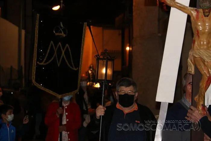 Procesión de la Soledad o de los Caracoles en Petín. Semana Santa 2022 (11)