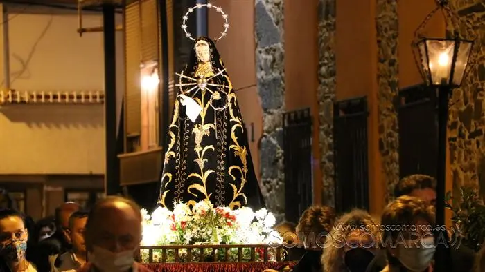 Procesión de la Soledad o de los Caracoles en Petín. Semana Santa 2022 (12)