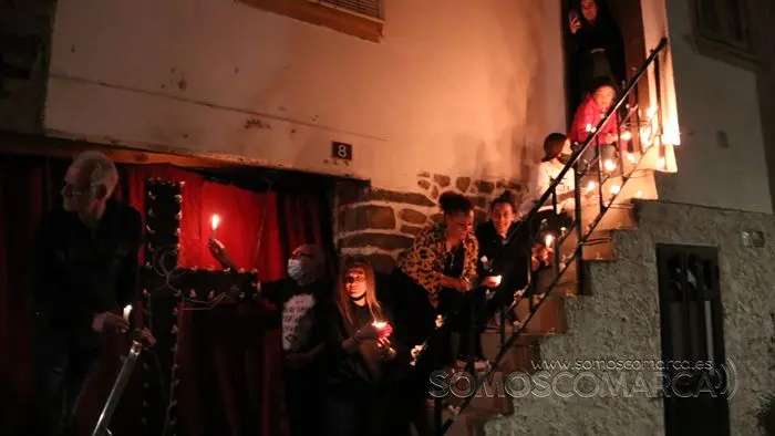 Procesión de la Soledad o de los Caracoles en Petín. Semana Santa 2022 (18)