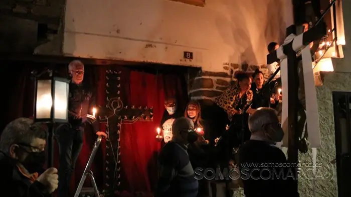 Procesión de la Soledad o de los Caracoles en Petín. Semana Santa 2022 (19)