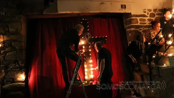 Procesión de la Soledad o de los Caracoles en Petín. Semana Santa 2022 (23)