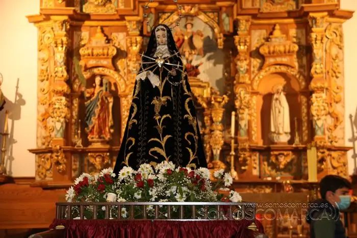 Procesión de la Soledad o de los Caracoles en Petín. Semana Santa 2022 (24)