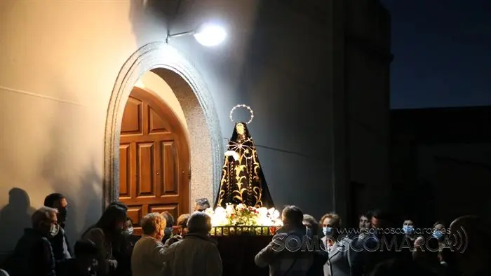 Procesión de la Soledad o de los Caracoles en Petín. Semana Santa 2022 (26)