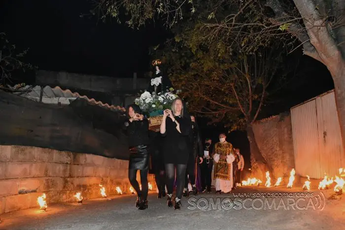 Procesión de los Caracoles en O Castro. Semana Santa 2022 (2)