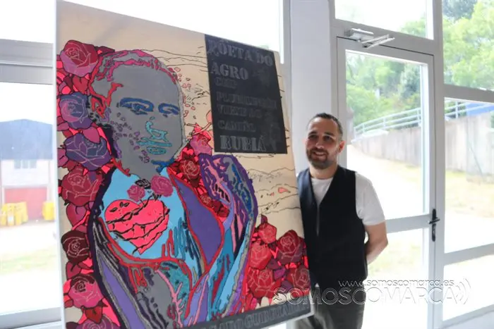 Valentín Garcia entrega o premio do concurso das Letras Galegas no colexio Virxe do Camiño de Rubiá (3)