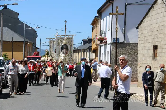 Misa e procesión da Ascensión en Rubiá 2022 (43)