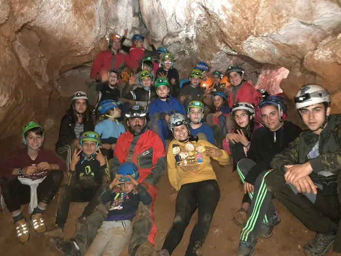 Campamento de espeleología de Águilas Verdes en Cobas (18)