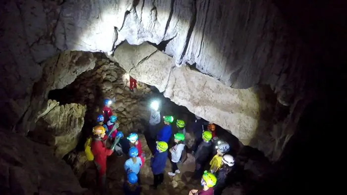 Campamento de espeleología de Águilas Verdes en Cobas (35)