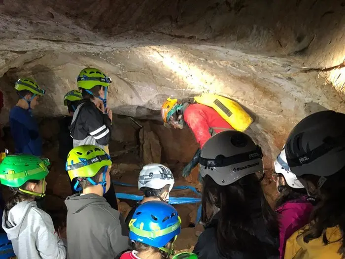 Campamento de espeleología de Águilas Verdes en Cobas (50)