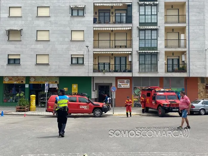 O incendio en Castro de Vilariño, Vilariño, Soulecín, Viloira, Santigoso, Candís e medios de emerxencia (3)