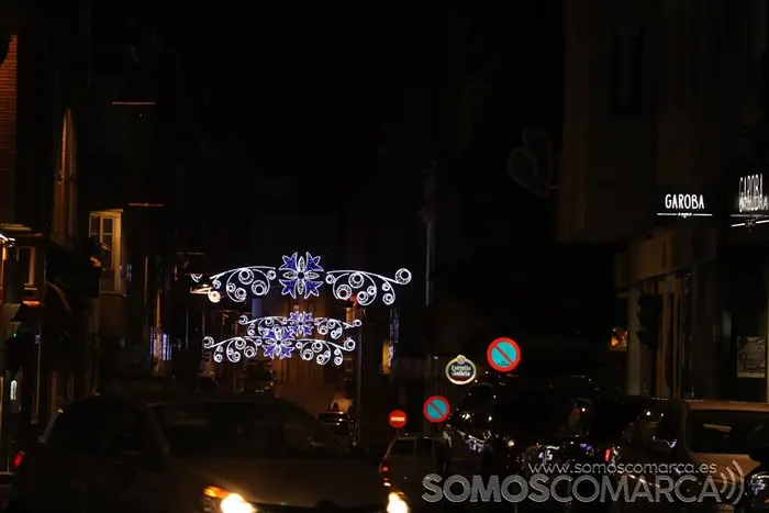 Encendido del alumbrado de las Festas do Cristo do Barco(3)