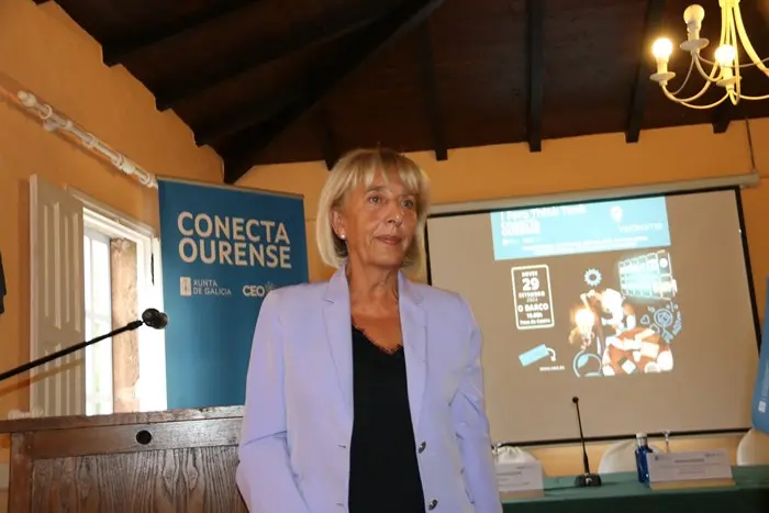 Marisol Nóvoa, Presidenta CEO,  en el foro 'Think That' en O Barco