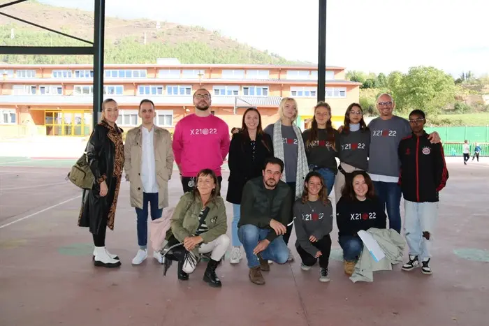 A Rúa. Visita de Cristina Pichel  ao equipo de voluntariado de Xacobeando (4)