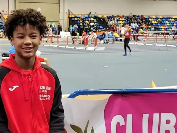 Portada Aaron Pérez, atleta sub 14 del ADAS  vuelve a batir su propio Record Gallego de 60 m.l. 736 en la 1 JORNADA DE CONTROL de la FGA celebradaen Expourense