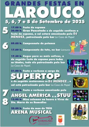 festas larouco