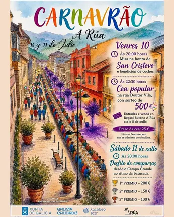 cartel carnavrao a rua