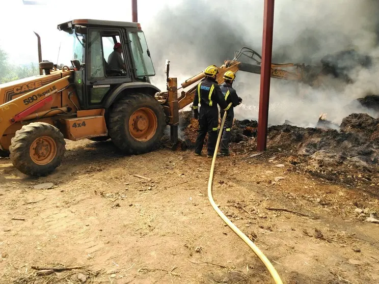 Imagen archivo de un incendio en Seoane