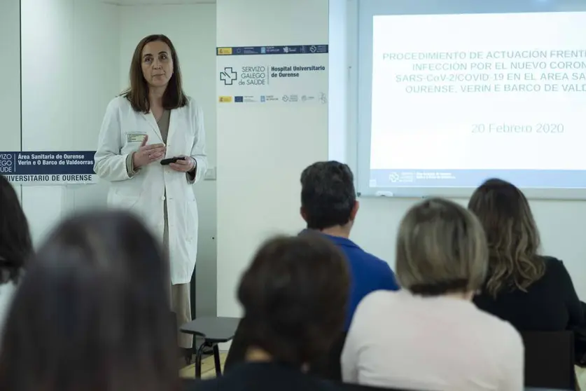María Sande, jefa del Servizo de Medicina Preventiva del CHUO
