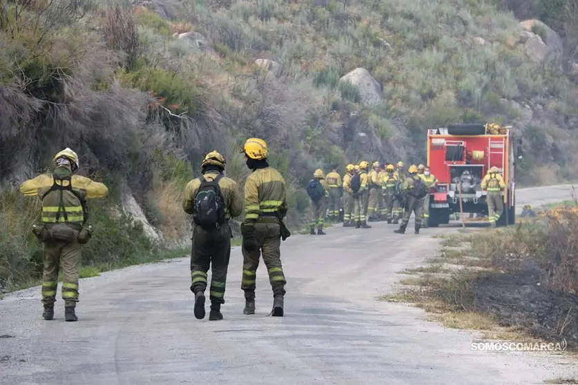 Brif en incendio de Vilariño de Conso