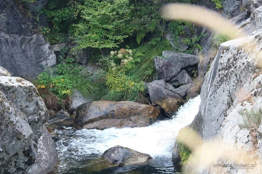 Cascada y pozas del Cenza en Vilariño de Conso