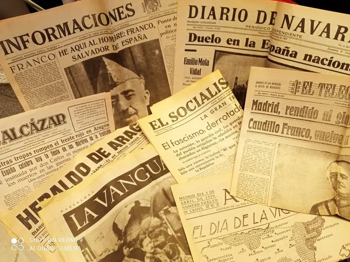 Periódicos publicados durante la Guerra Civil