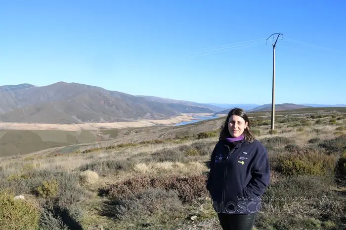 Melisa Macía, alcaldesa de Vilariño de Conso, no bambán da Venda da Capela