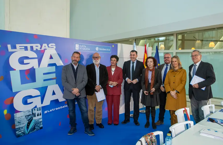 presentación da programación das Letras Galegas 2022 dedicadas a Florencio Delgado Gurriarán.